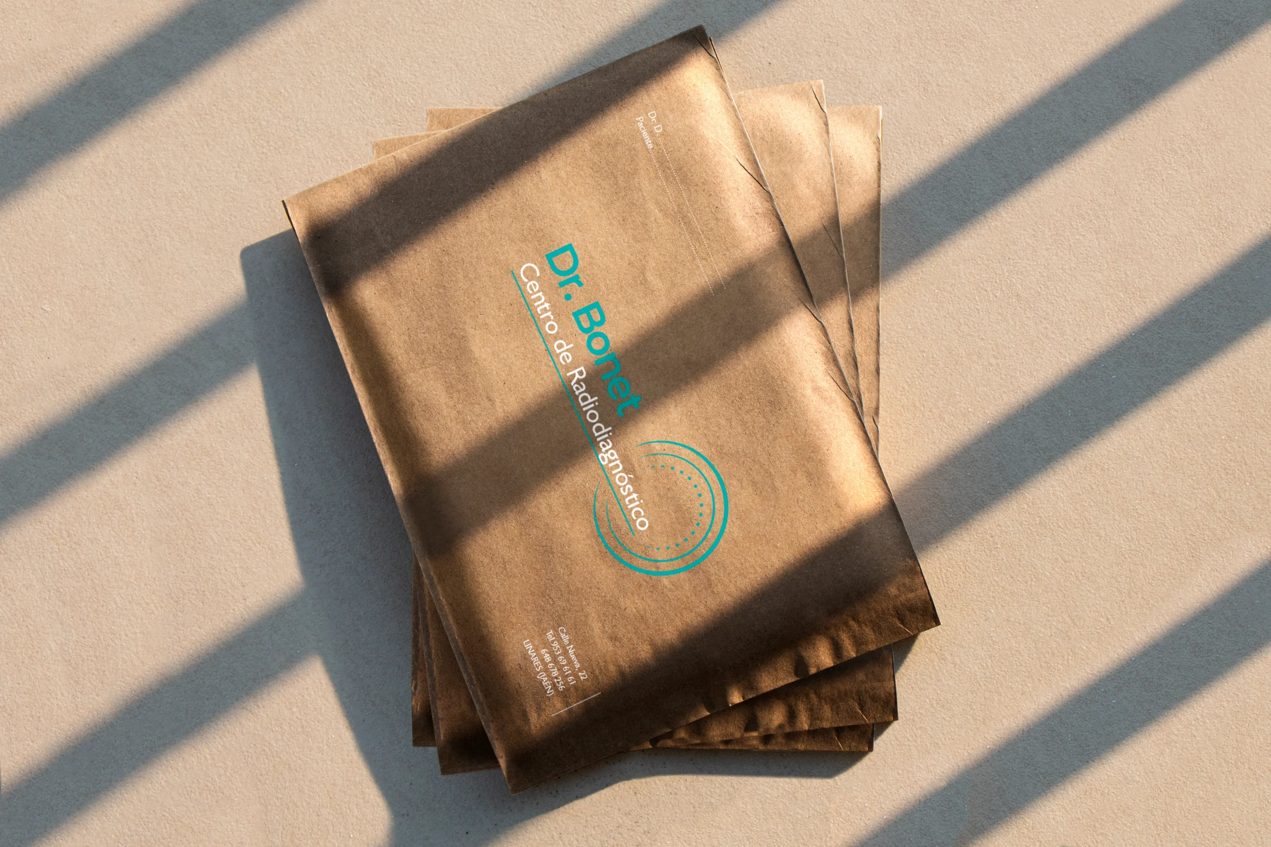 diseño sobre radiografía