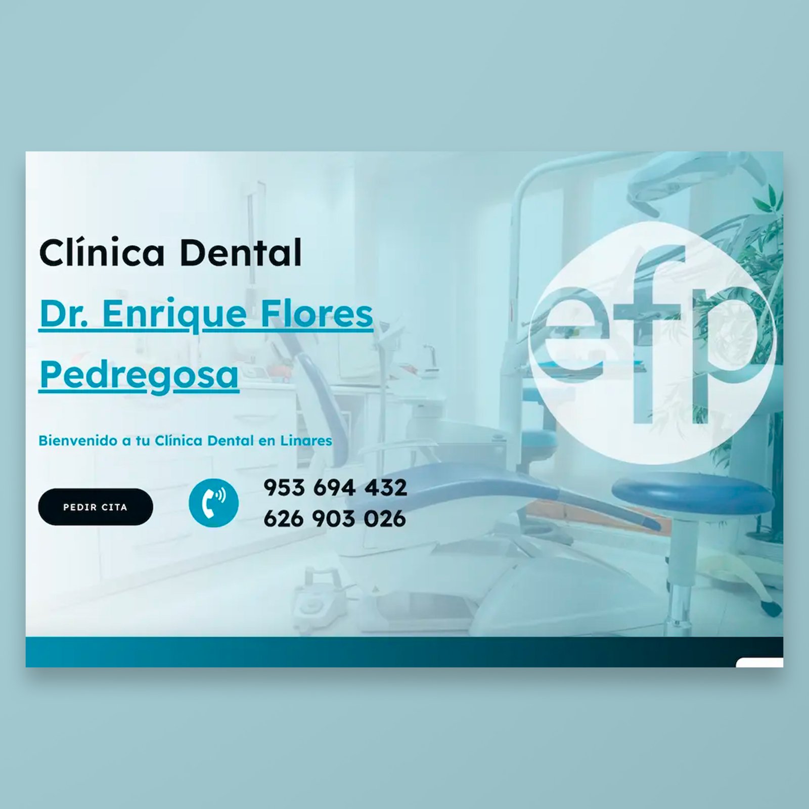 Rediseño de página web Diseño de página web para clínica dental