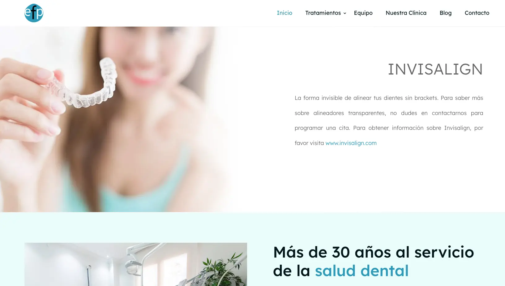 Página web dentista