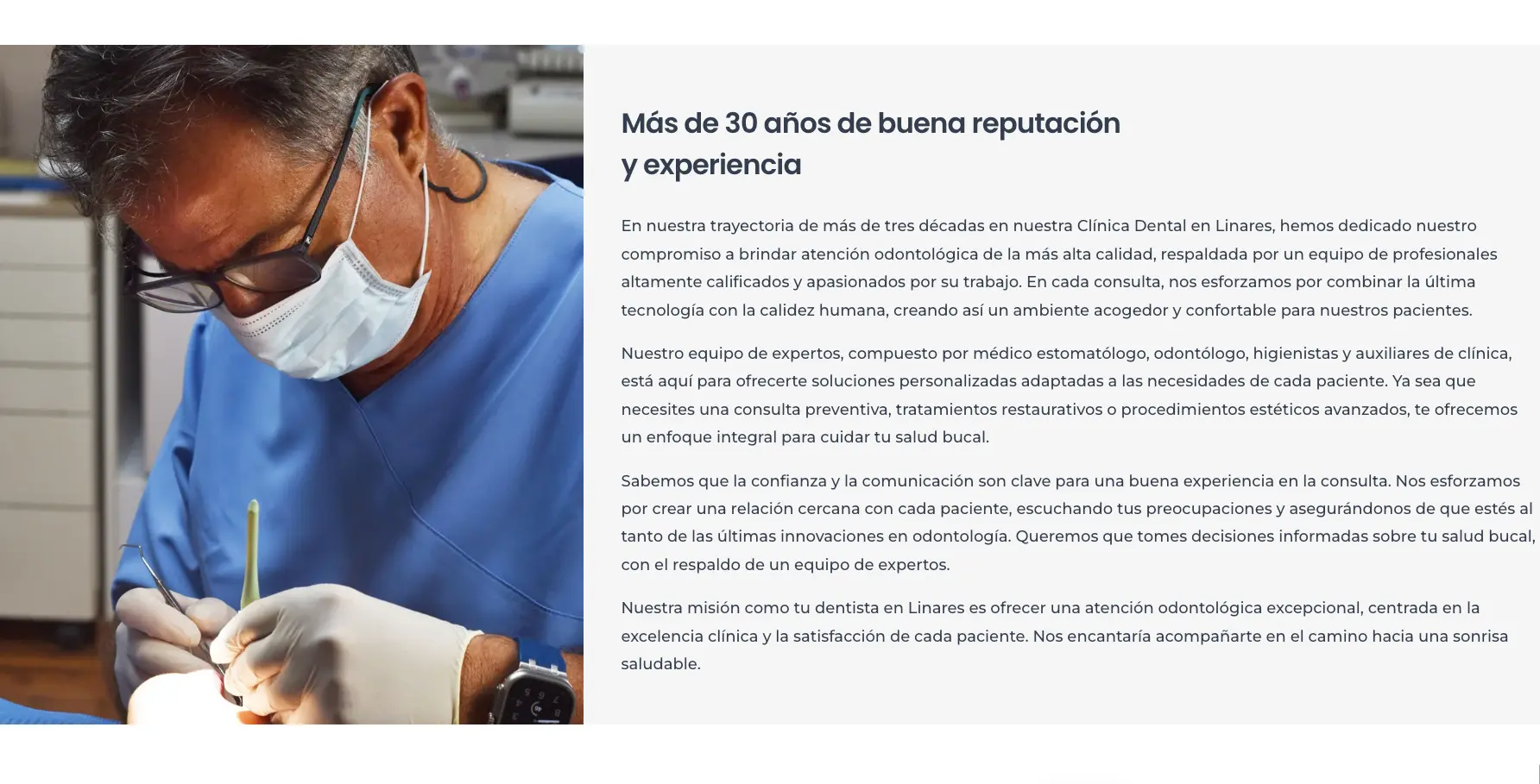 diseño web para clínica dental