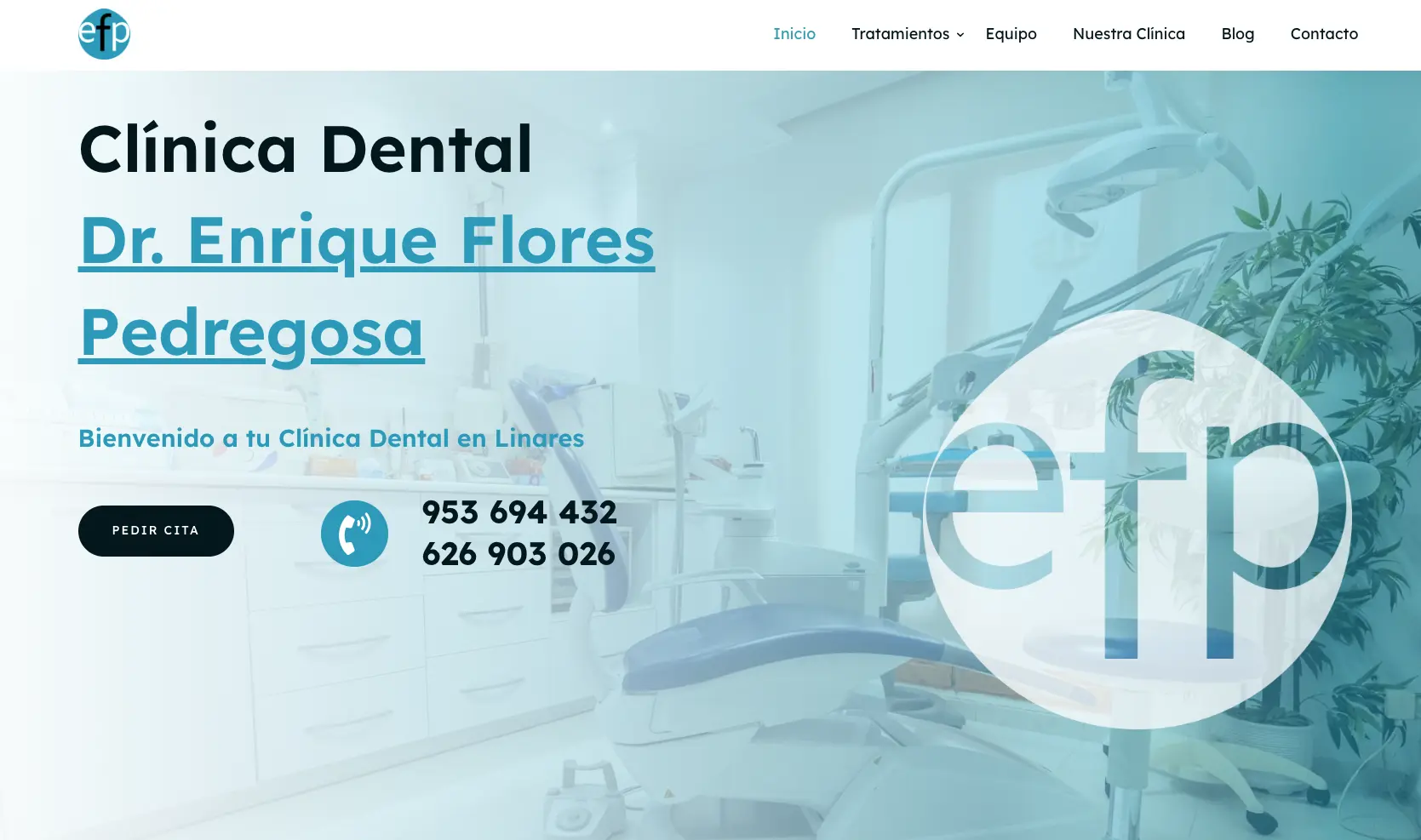 Diseño web clínica dental